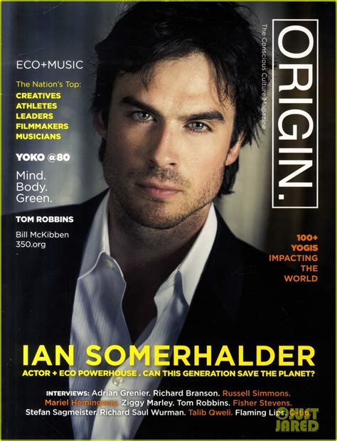 Ian Somerhalder Gets Naked For Magazine Cover